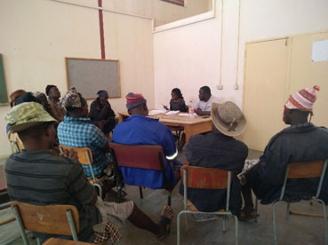 Figure 3. Meeting with Conservancy management in both Epupa and Okanguati