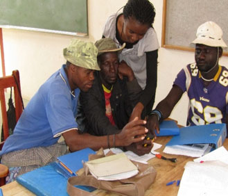 Figure 5. Epupa and Okanguati conservancy para ecologist training in session